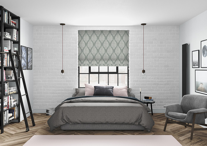 Treasure, Chrome - Twist&Fit Roman Blind - Image 5